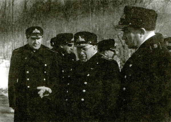 встреча главнокомандующего ВМФ Горшкова