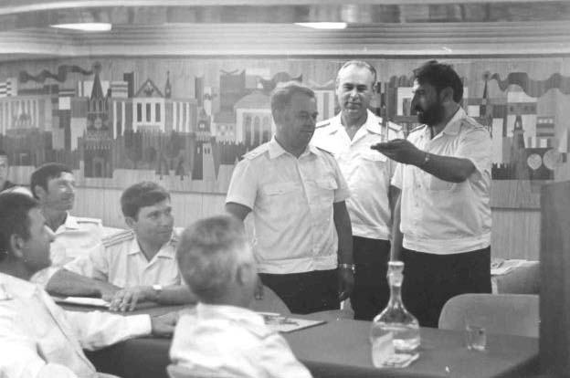 совещание на крейсере Минск 1978 - 1979 гг.