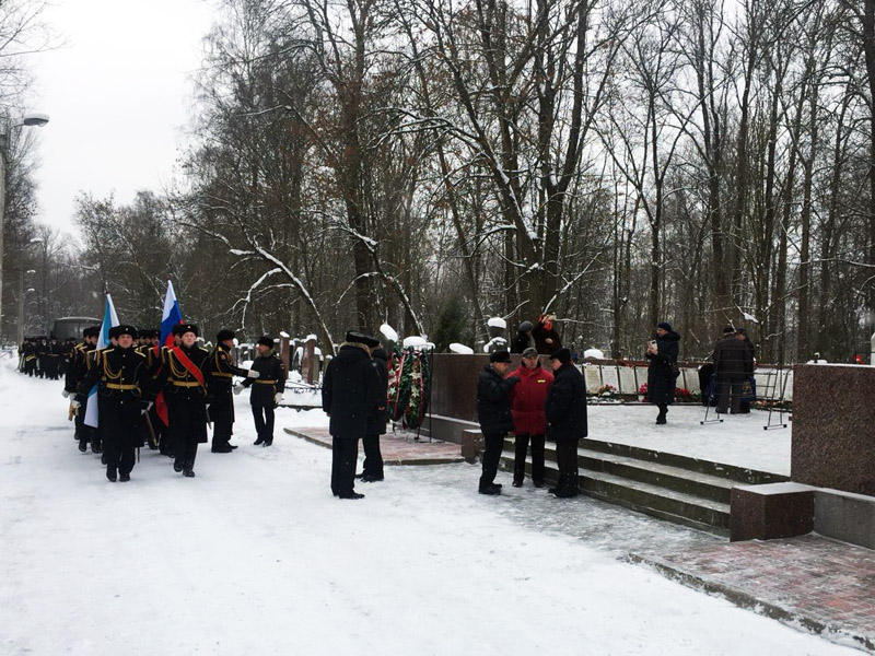 серафимовское кладбище 18 февраля 2018